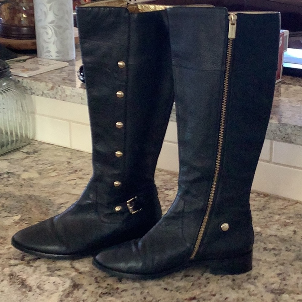 Michael Kors flat black boots
